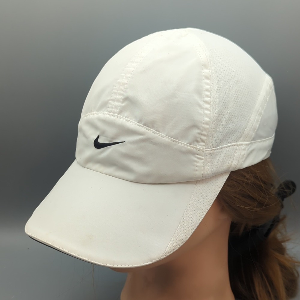 Vintage Nike Tailwind 7 Panel Fit Dry Mesh Hat Cap Adjustable Center Swoosh Y2K
